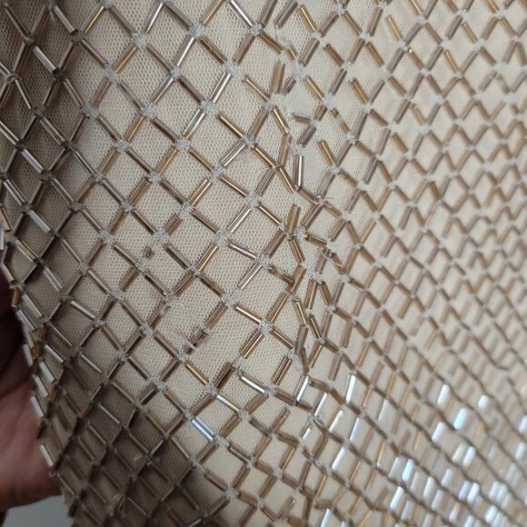 Mac Duggal Spaghetti Strap Column Gown - Picture 5 of 11